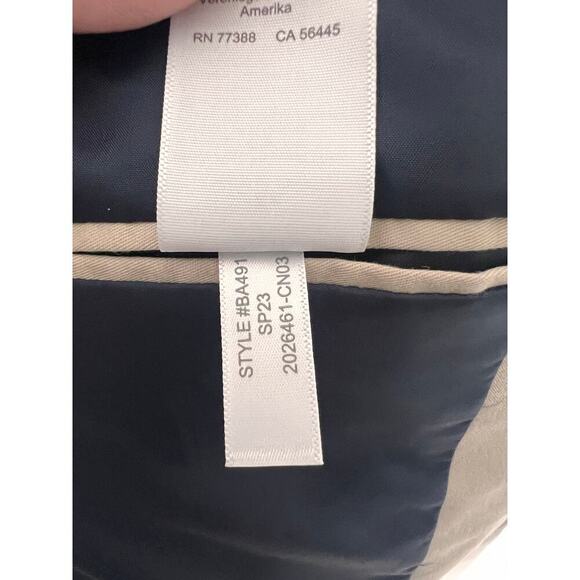 NWT J. Crew Thompson Slim Fit Knit Blazer Heather Light Khaki Men's Size 42L - Picture 10 of 11